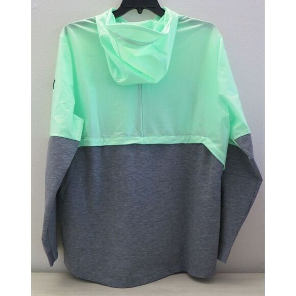 Under Armour 1306456 375 Men's Sz L Green/Gray UA Hybrid Windbreaker Jacket $120 - Picture 2 of 8